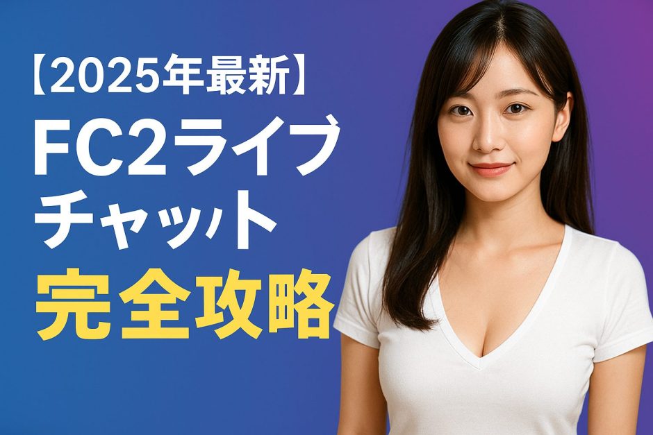 【2025年最新】FC2ライブチャット完全攻略